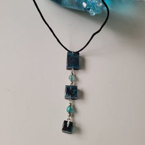handmade necklace / pendant jewelry resin